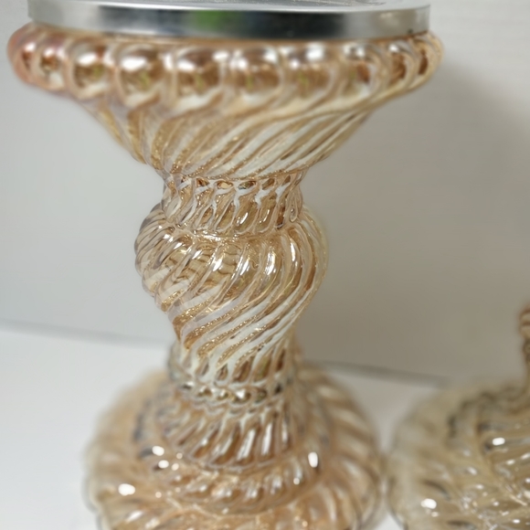 Glass Candle Holders - Picture 4 of 5